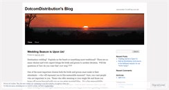 Desktop Screenshot of dotcomdistribution.wordpress.com