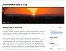 Tablet Screenshot of dotcomdistribution.wordpress.com