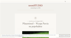 Desktop Screenshot of neonstudio.wordpress.com