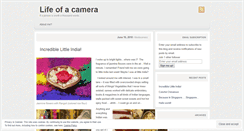 Desktop Screenshot of lifeofacamera.wordpress.com