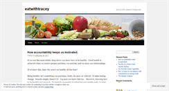 Desktop Screenshot of eatwithtracey.wordpress.com