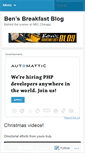 Mobile Screenshot of bensbreakfastblog.wordpress.com