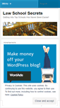 Mobile Screenshot of lawschoolsecrets.wordpress.com
