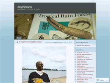 Tablet Screenshot of amphidrome.wordpress.com