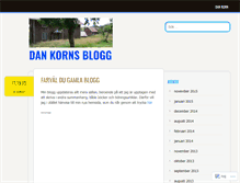 Tablet Screenshot of dankorn.wordpress.com