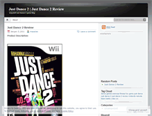 Tablet Screenshot of justdance2.wordpress.com