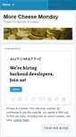 Mobile Screenshot of morecheesemonday.wordpress.com
