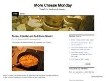 Tablet Screenshot of morecheesemonday.wordpress.com