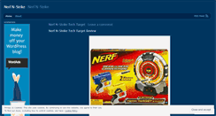 Desktop Screenshot of nerfnstrike.wordpress.com