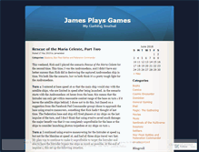 Tablet Screenshot of jamesplaysgames.wordpress.com