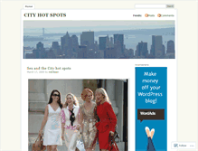 Tablet Screenshot of cityhotspots.wordpress.com