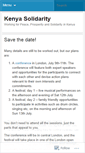 Mobile Screenshot of kenyasolidarity.wordpress.com