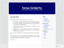 Tablet Screenshot of kenyasolidarity.wordpress.com