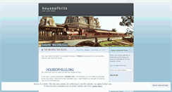 Desktop Screenshot of houseofhills.wordpress.com