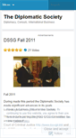 Mobile Screenshot of diplomaticsociety.wordpress.com