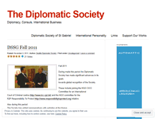 Tablet Screenshot of diplomaticsociety.wordpress.com