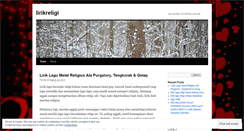 Desktop Screenshot of lirikreligi.wordpress.com