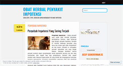 Desktop Screenshot of obatherbalpenyakitimpotensitj.wordpress.com