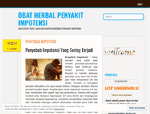 Tablet Screenshot of obatherbalpenyakitimpotensitj.wordpress.com