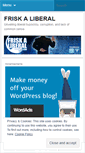 Mobile Screenshot of friskaliberal.wordpress.com