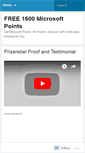 Mobile Screenshot of 360freemicrosoftpoints.wordpress.com