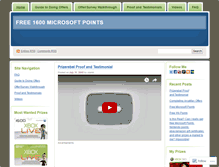 Tablet Screenshot of 360freemicrosoftpoints.wordpress.com