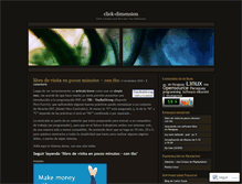 Tablet Screenshot of clickdimension.wordpress.com