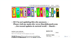 Desktop Screenshot of comicsworkshop.wordpress.com