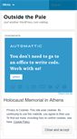 Mobile Screenshot of outsidethepale.wordpress.com