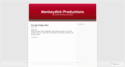 Desktop Screenshot of monkeydickproductions.wordpress.com