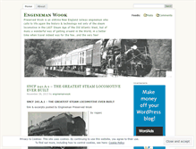 Tablet Screenshot of enginemanwook.wordpress.com