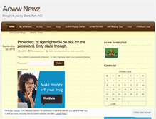 Tablet Screenshot of acwwnewz10.wordpress.com