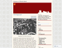 Tablet Screenshot of colossusofrhodeisland.wordpress.com