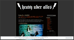 Desktop Screenshot of heavyuberalles.wordpress.com