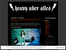 Tablet Screenshot of heavyuberalles.wordpress.com