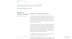 Desktop Screenshot of josejohnson425.wordpress.com