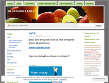 Tablet Screenshot of gluecklichleben.wordpress.com