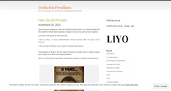 Desktop Screenshot of evolucionfreudiana.wordpress.com