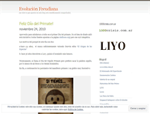 Tablet Screenshot of evolucionfreudiana.wordpress.com