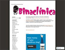 Tablet Screenshot of binaclinica.wordpress.com