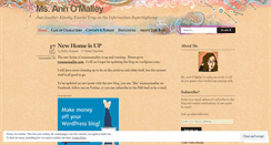 Desktop Screenshot of msannomalley.wordpress.com