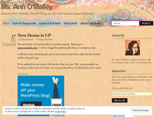 Tablet Screenshot of msannomalley.wordpress.com