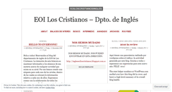 Desktop Screenshot of eoiloscristianosingles.wordpress.com