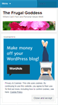 Mobile Screenshot of frugalplanet.wordpress.com