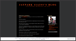 Desktop Screenshot of jaypark11aiss.wordpress.com
