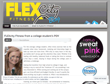 Tablet Screenshot of flexcityfitness.wordpress.com