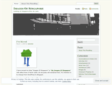 Tablet Screenshot of imagesofsingapore.wordpress.com