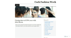 Desktop Screenshot of corkfashionweek.wordpress.com