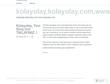 Tablet Screenshot of kolayolay.wordpress.com