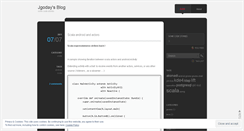 Desktop Screenshot of jgoday.wordpress.com